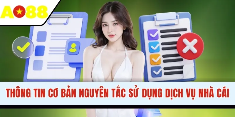 Thông tin cơ bản nguyên tắc sử dụng dịch vụ nhà cái